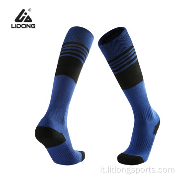 Calzini da calcio sportivi per calze sportive di compressione personalizzati all&#39;ingrosso